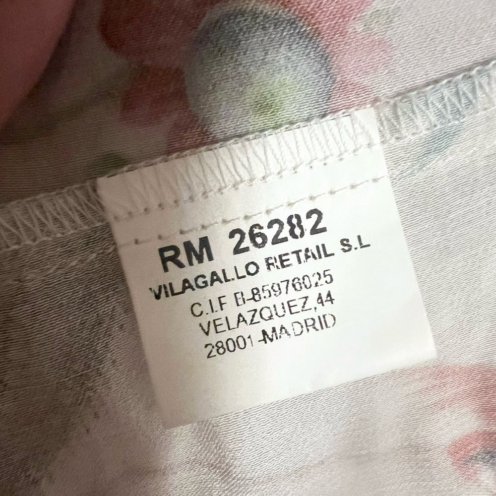 VILAGALLO Misha Shirt bird print size 12 - Picture 9 of 11